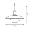 PH 4 1/2 4 glass - Lampara de suspension - LOUIS POULSEN - Imagen 2