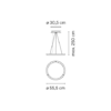 Halo circular - Lámpara de suspensión - VIBIA - Imagen 9