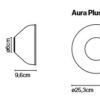 Aura - Aplique de pared/techo - MARSET - Imagen 6
